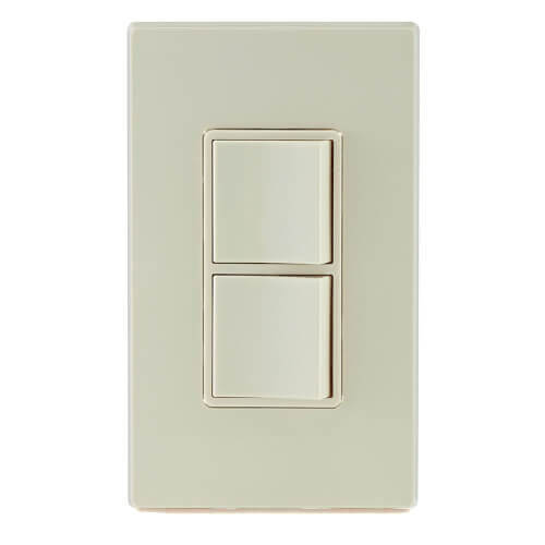 Single Pole/3-Way Combination Switch, 15A - Light Almond (120/277V)