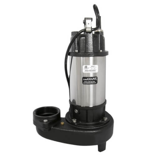 Main product image of WGFP-200 Stainless Steel Solids Handling Pump (16000 GPH @ 5', 19' Cord, 230V)