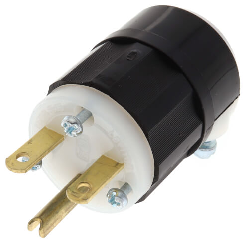 Leviton 5666C 15 Amp 6-15p NEMA Straight Self Grounding 250v Male Plug for sale online 