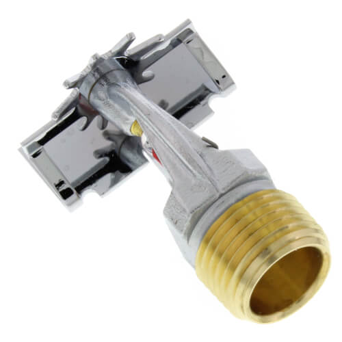 Main product image of Chrome Plated Horizontal Side Wall Sprinkler Head - 155°F (1/2" Thread)