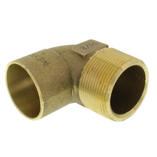 1-1/2" CxM 90° Elbow (Lead Free)