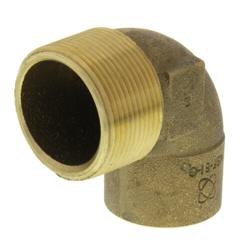 1-1/2" CxM 90° Elbow (Lead Free)