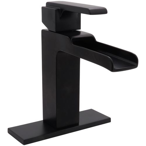 Main product image of Ara Single Handle Channel Bathroom Faucet (Matte Black), 568LF-BLMPU
