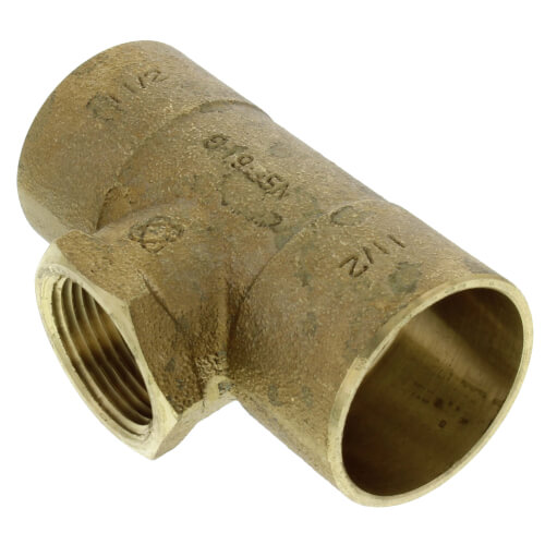 Main product image of 1-1/2" x 1-1/2" x 1" CxCxF Tee (Lead Free)