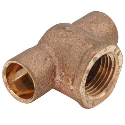 Main product image of 1/2" CxCxF Tee (Lead Free)