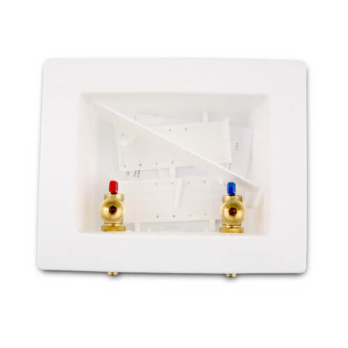 57011 Viega 57011 Washing Machine Outlet Box with 1/2" Press Valves