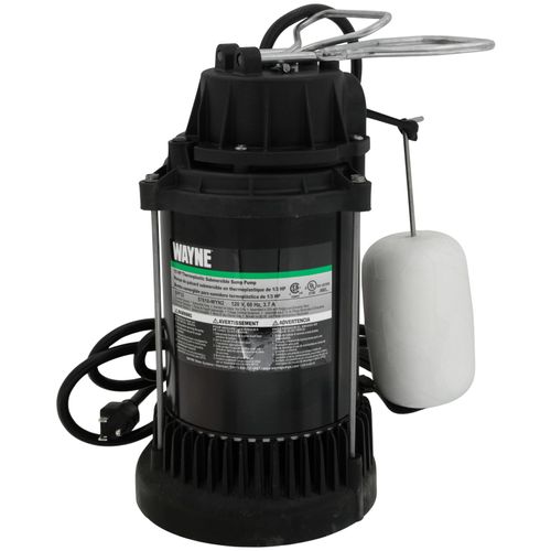 Main product image of SPF33 1/3 HP, Epoxy Coated Thermoplastic Reinforced Submersible Sump Pump w/ Vertical Float Switch