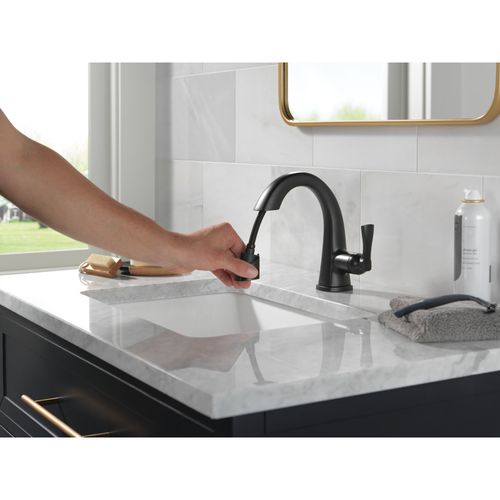 Main product image of Stryke 1 Handle Pull Down Bathroom Faucet (Matte Black), 577-BLPD-DST