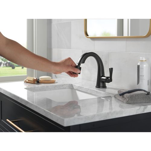 Main product image of Stryke 1 Handle Pull Down Bathroom Faucet (Matte Black), 577-BLPD-DST