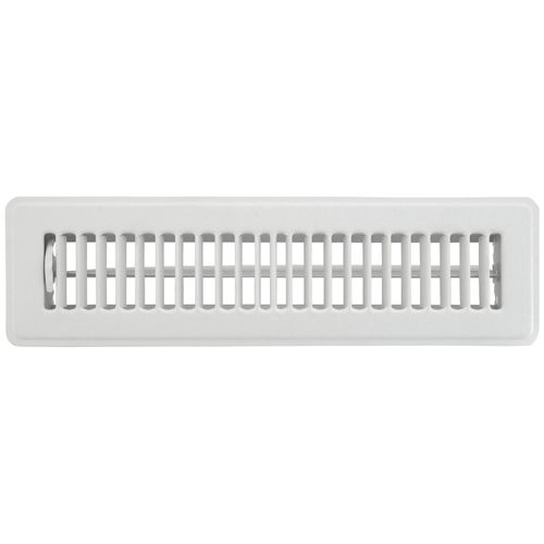 Main product image of 2" x 12" (Wall Opening Size) White Floor Register (350 Series)