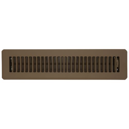 Main product image of 2" x 14" (Wall Opening Size) Golden Sand Floor Register (350 Series)
