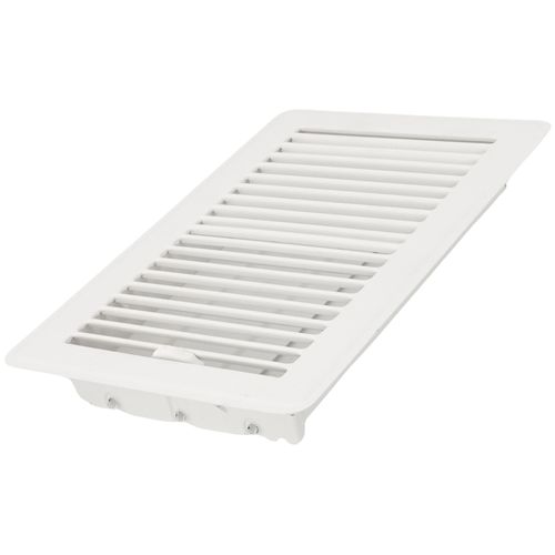 Main product image of 6" x 10" (Wall Opening Size) White Floor Register (350 Series)