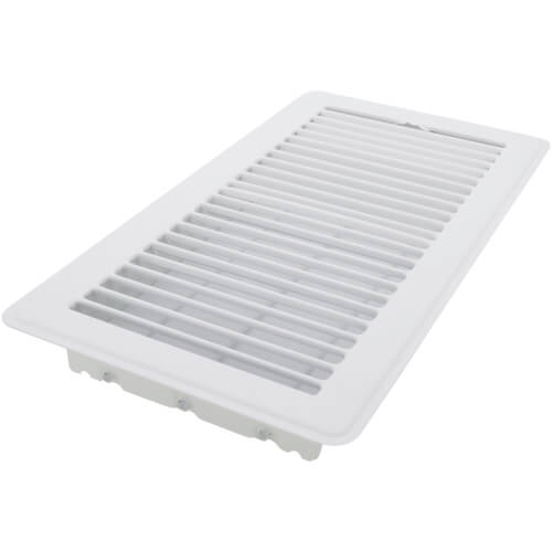 Main product image of 6" x 12" (Wall Opening Size) White Floor Register (350 Series)