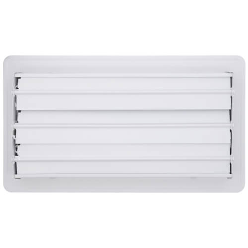 Main product image of 6" x 12" (Wall Opening Size) White Floor Register (350 Series)