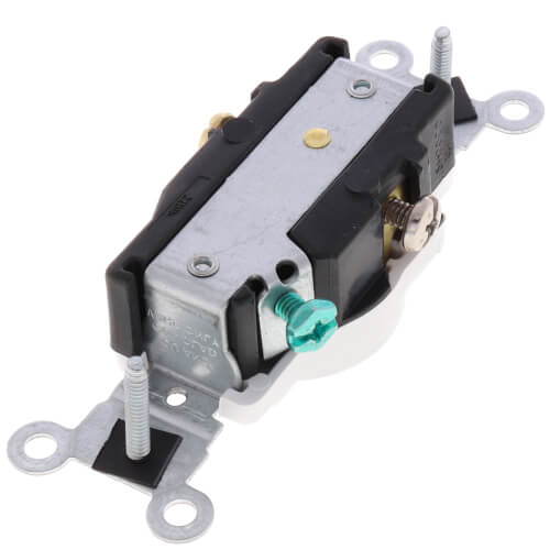 Main product image of Narrow Body Single Receptacle, 20A, NEMA 5-20R - White (125V)