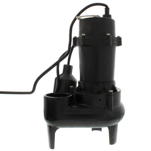 Main product image of RPP50 1/2 HP Cast Iron Submersible Sewage Pump w/ Piggyback Tether Float