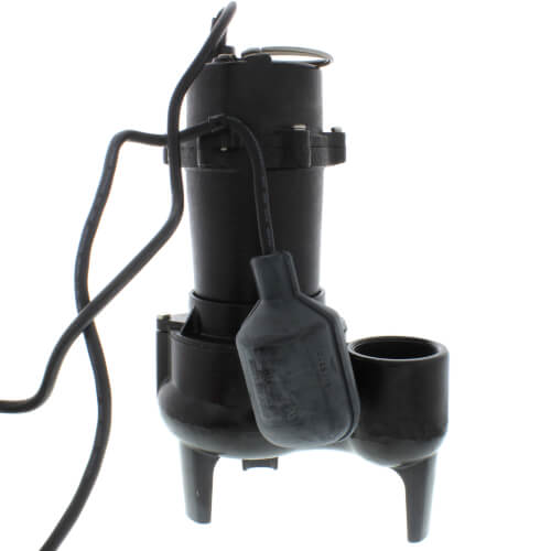Main product image of RPP50 1/2 HP Cast Iron Submersible Sewage Pump w/ Piggyback Tether Float