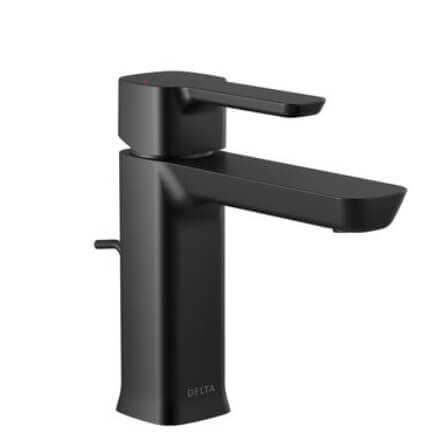 Main product image of Modern Single Handle Project-Pack Bathroom Faucet (Matte Black), 581LF-BLGPM-PP