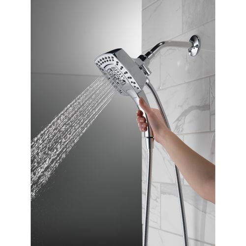 Main product image of H2okinetic In2ition 5-Setting Square 2-in-1 Shower (Chrome), 58474-25