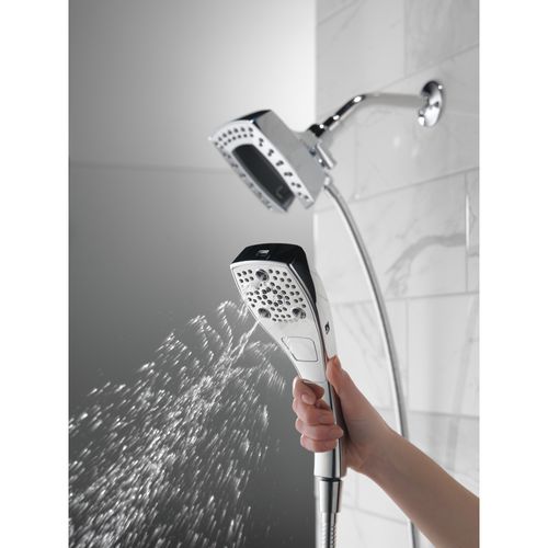 Main product image of H2okinetic In2ition 5-Setting Square 2-in-1 Shower (Chrome), 58474-25