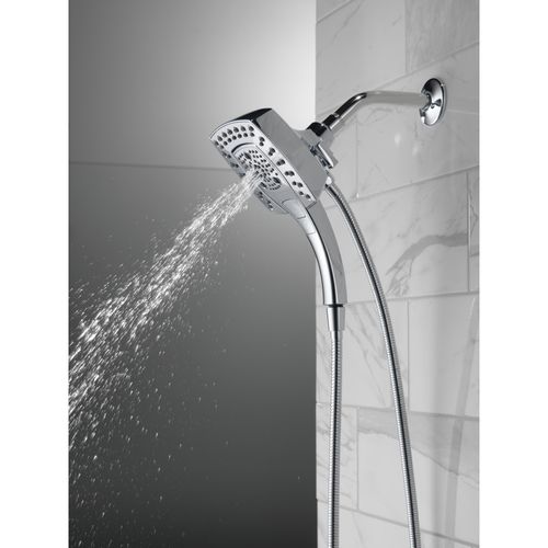 Main product image of H2okinetic In2ition 5-Setting Square 2-in-1 Shower (Chrome), 58474-25