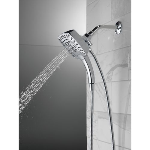 Main product image of H2okinetic In2ition 5-Setting Square 2-in-1 Shower (Chrome), 58474-25