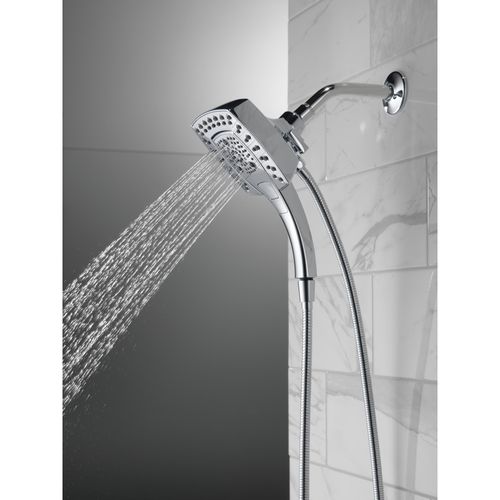 Main product image of H2okinetic In2ition 5-Setting Square 2-in-1 Shower (Chrome), 58474-25