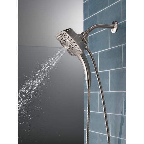 Main product image of H2okinetic In2ition 5-Setting Square 2-in-1 Shower (Stainless), 58474-SS25