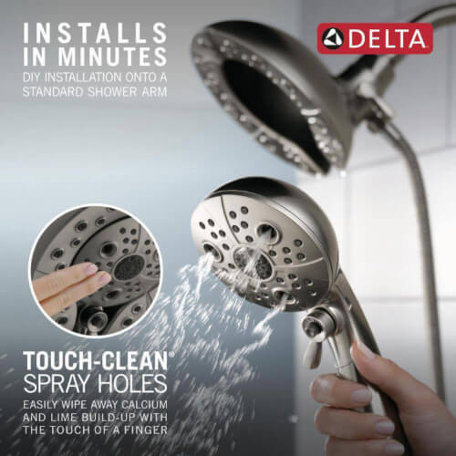 58480BL25PK Delta 58480BL25PK In2ition 2in1 Shower