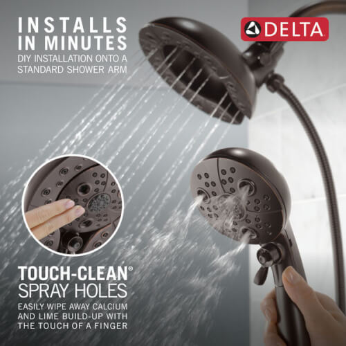 58480RB25PK Delta 58480RB25PK In2ition 2in1 Shower