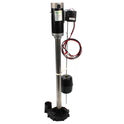 5850005 Zoeller 5850005 Model 585 Aquanot II Battery Backup Pedestal Sump Pump System w
