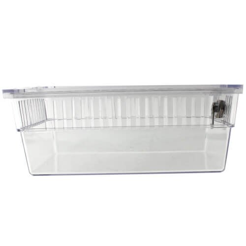 Main product image of 8-1/4" x 4-1/2" x 3-1/4" Clear Plastic Thermostat Guard with Two Bases