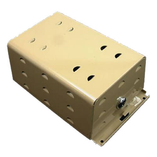 585TG3 DiversiTech 585TG3 6" x 4" x 3" Steel Thermostat Guard