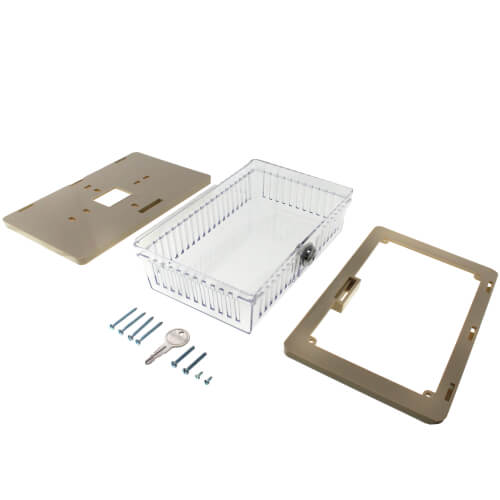 585TG6 DiversiTech 585TG6 61/4" x 33/4" x 13/4" Clear Plastic