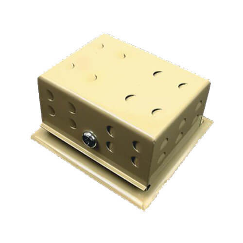 585TG8 DiversiTech 585TG8 5" x 3" x 23/4" Steel Thermostat Guard