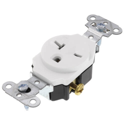 5851W - Pass & Seymour 5851W - Heavy-Duty Spec-Grade Single Receptacle ...