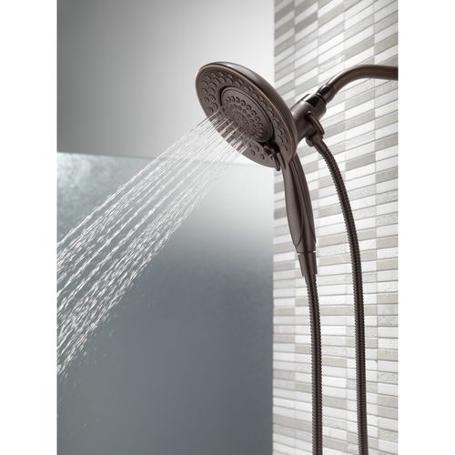 Main product image of In2ition HSSH 2.5 Gpm 5-Setting Round Dual Shower Head with HandHeld Spray (Venetian Bronze), 58569-RB25-PK