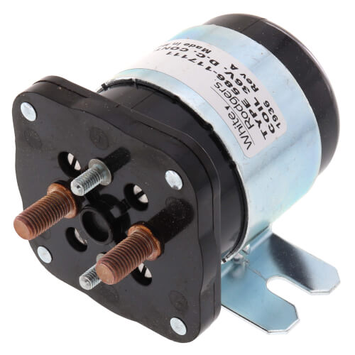 Main product image of Solenoid, SPNO, 36 VDC Isolated Coil, Normally Open Continuous Contact Rating 200 Amps, Inrush 600 Amps