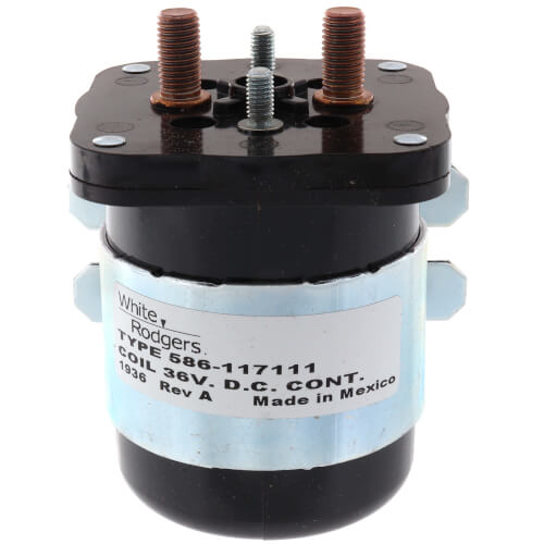 Main product image of Solenoid, SPNO, 36 VDC Isolated Coil, Normally Open Continuous Contact Rating 200 Amps, Inrush 600 Amps