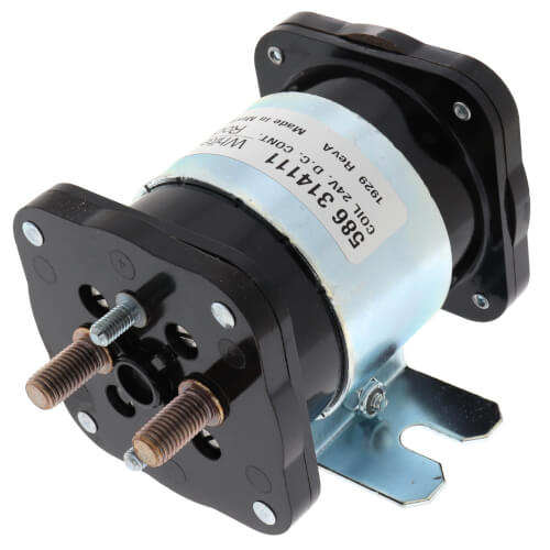 Main product image of Solenoid, SPDT, 24 VDC Isolated Coil, Normally Open Continuous Contact Rating 200 Amps, Inrush 600 Amps