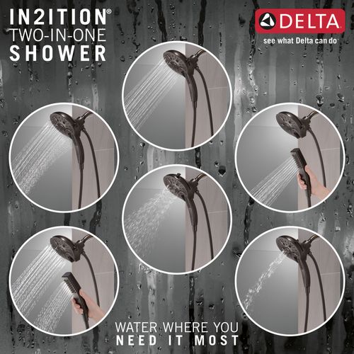 Main product image of In2ition H2OKinetic 5-Setting 2-in-1 Shower, 2.5 GPM (Venetian Bronze), 58620-RB25-PK