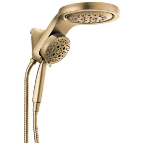 Main product image of HydroRain H2Okinetic 2-in-1 Shower Head 2.5 GPM 5-Spray Pattern (Champagne Bronze), 58680-CZ25