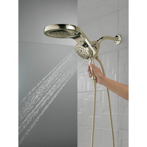 Main product image of Hydrorain H2okinetic 5-Setting 2-in-1 Shower Head (Lumicoat Polished Nickel), 58680-PN-PR25