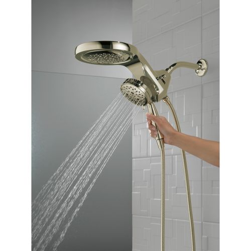 Main product image of Hydrorain H2okinetic 5-Setting 2-in-1 Shower Head (Lumicoat Polished Nickel), 58680-PN-PR25