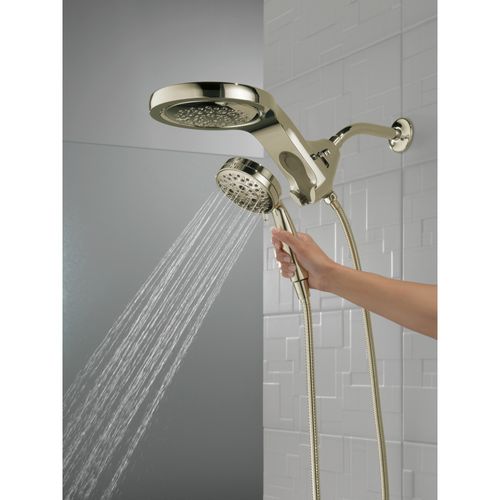 Main product image of Hydrorain H2okinetic 5-Setting 2-in-1 Shower Head (Lumicoat Polished Nickel), 58680-PN-PR25