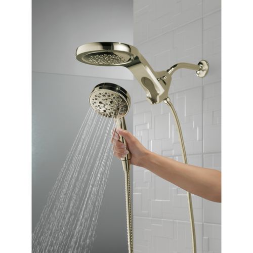 Main product image of Hydrorain H2okinetic 5-Setting 2-in-1 Shower Head (Lumicoat Polished Nickel), 58680-PN-PR25