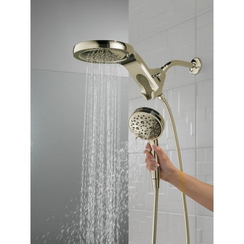 Main product image of Hydrorain H2okinetic 5-Setting 2-in-1 Shower Head (Lumicoat Polished Nickel), 58680-PN-PR25