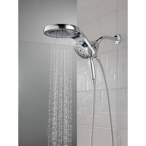 Main product image of HydroRain H2OKinetic 5-Setting 2-in-1 Shower Head, 1.75 GPM (Lumicoat Chrome), 58680-PR