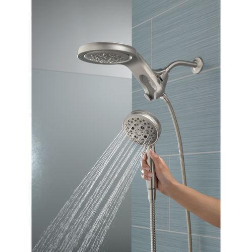Main product image of HydroRain H2OKinetic 5-Setting 2-in-1 Shower Head, 1.75 GPM (Stainless), 58680-SS