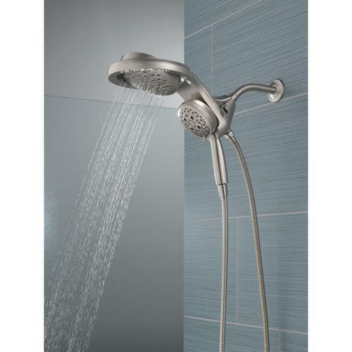 Main product image of HydroRain H2OKinetic 5-Setting 2-in-1 Shower Head, 1.75 GPM (Stainless), 58680-SS